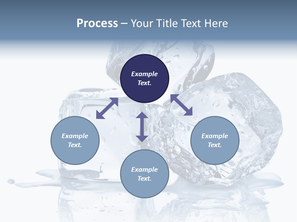 Transparent Refrigerate Freeze PowerPoint Template
