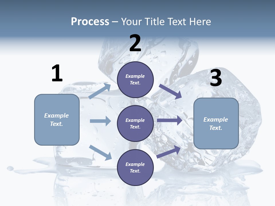 Transparent Refrigerate Freeze PowerPoint Template