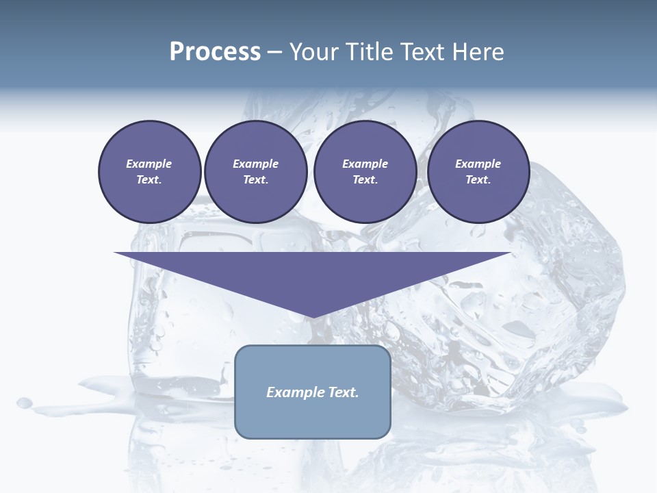 Transparent Refrigerate Freeze PowerPoint Template