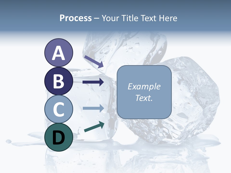 Transparent Refrigerate Freeze PowerPoint Template