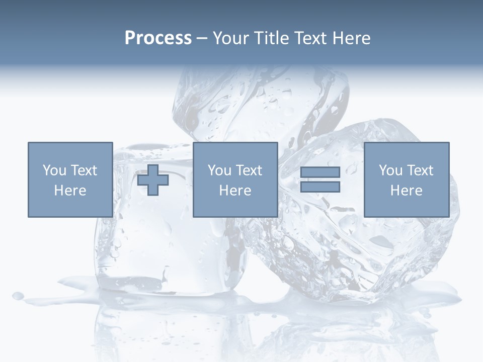 Transparent Refrigerate Freeze PowerPoint Template