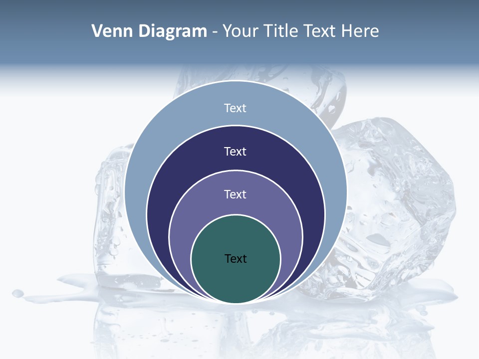 Transparent Refrigerate Freeze PowerPoint Template