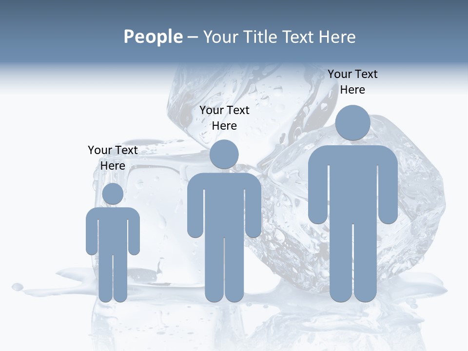 Transparent Refrigerate Freeze PowerPoint Template