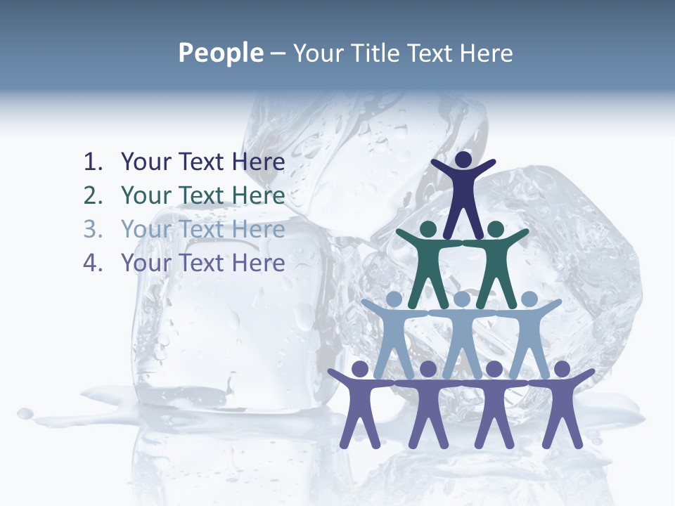 Transparent Refrigerate Freeze PowerPoint Template