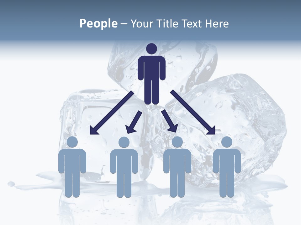 Transparent Refrigerate Freeze PowerPoint Template