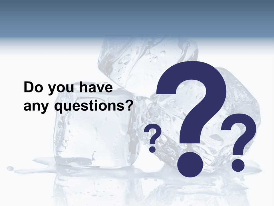 Transparent Refrigerate Freeze PowerPoint Template