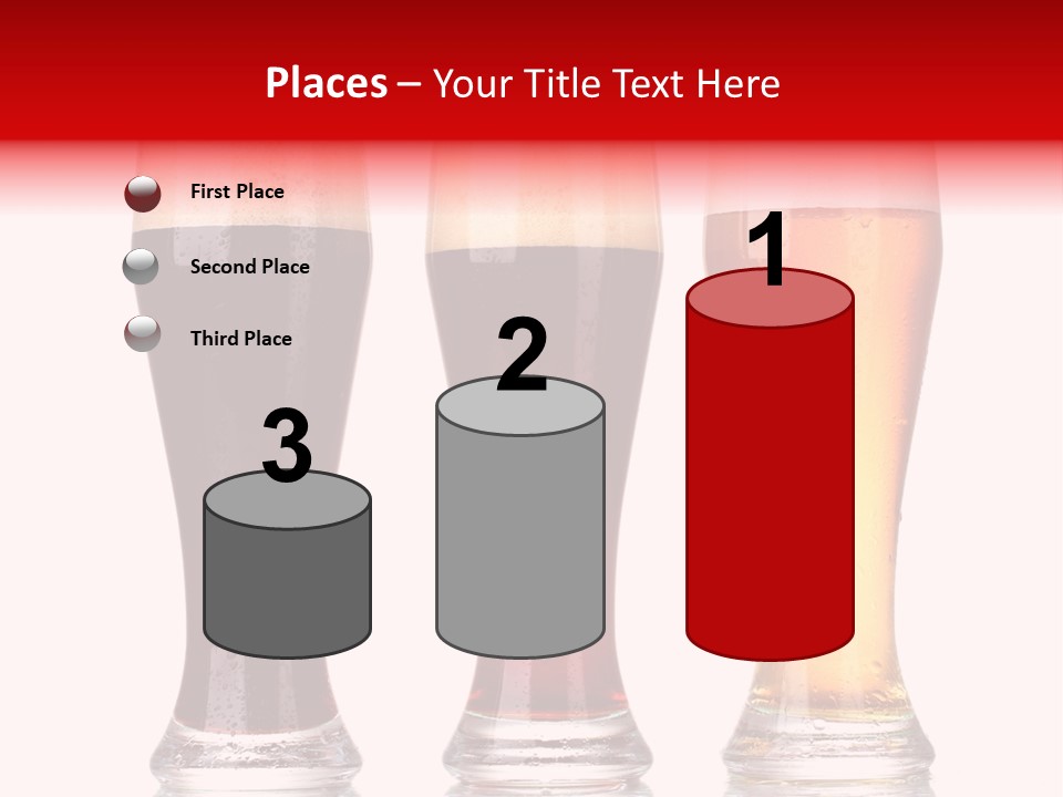 Bar Beaker Isolated PowerPoint Template