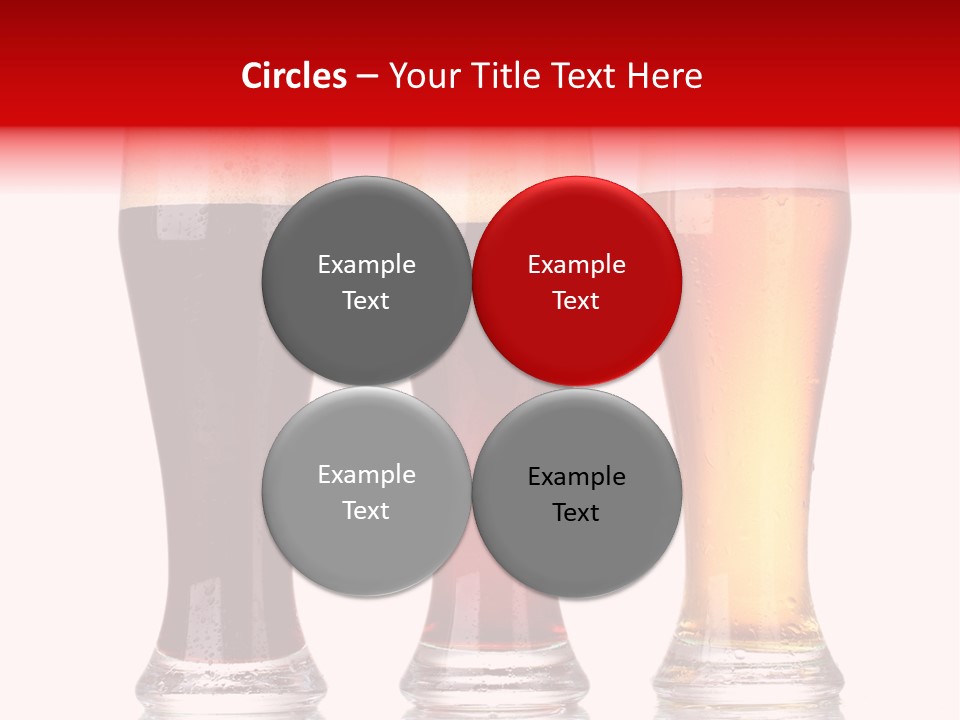 Bar Beaker Isolated PowerPoint Template