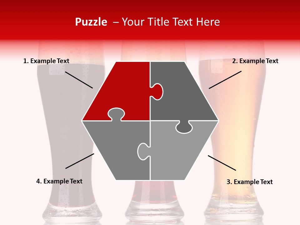 Bar Beaker Isolated PowerPoint Template