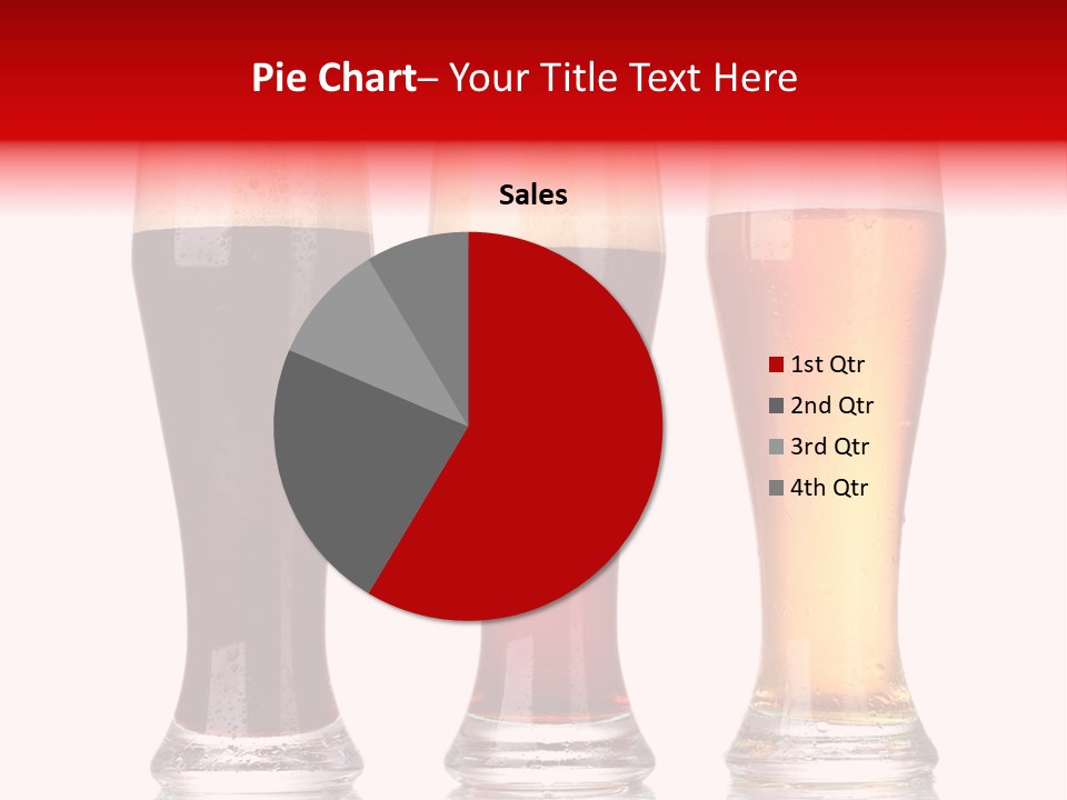 Bar Beaker Isolated PowerPoint Template