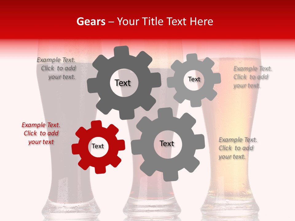 Bar Beaker Isolated PowerPoint Template