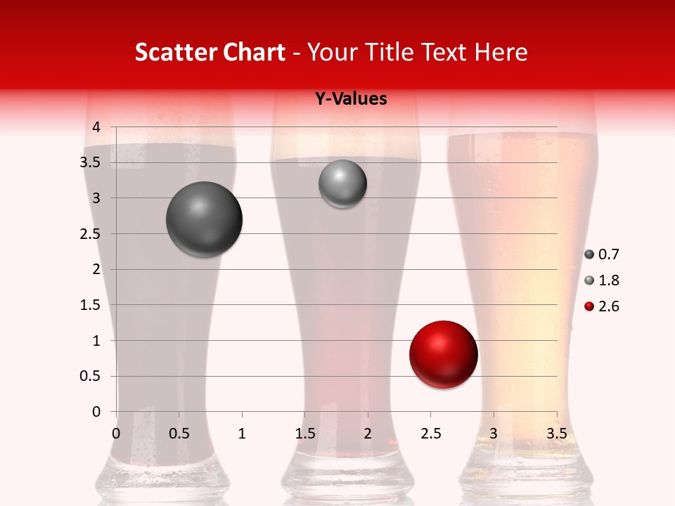 Bar Beaker Isolated PowerPoint Template