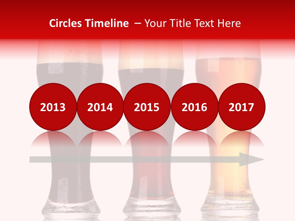 Bar Beaker Isolated PowerPoint Template