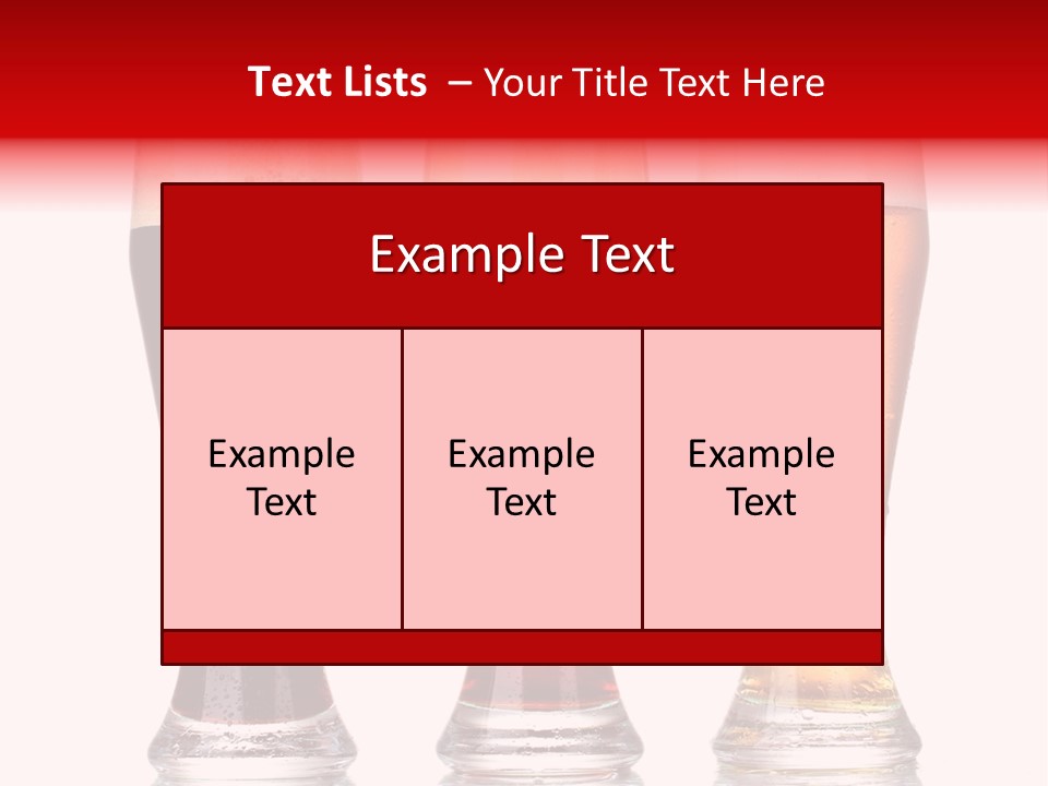 Bar Beaker Isolated PowerPoint Template