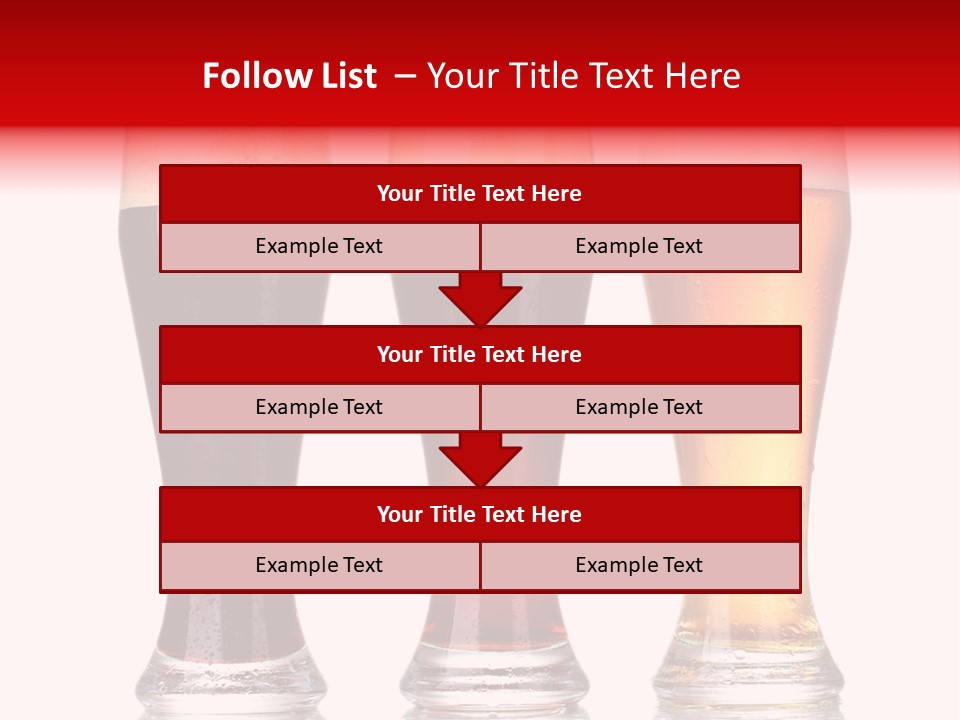 Bar Beaker Isolated PowerPoint Template