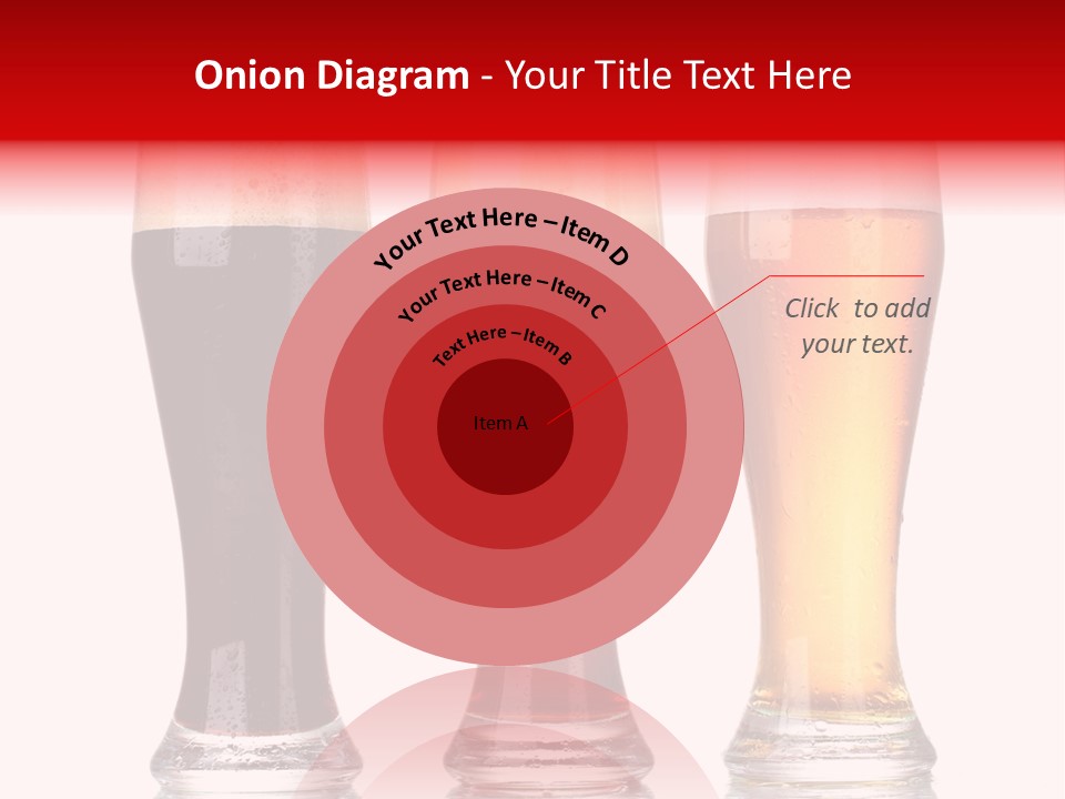 Bar Beaker Isolated PowerPoint Template