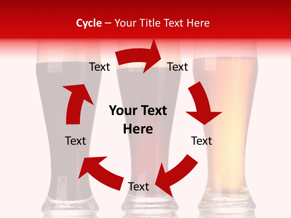 Bar Beaker Isolated PowerPoint Template