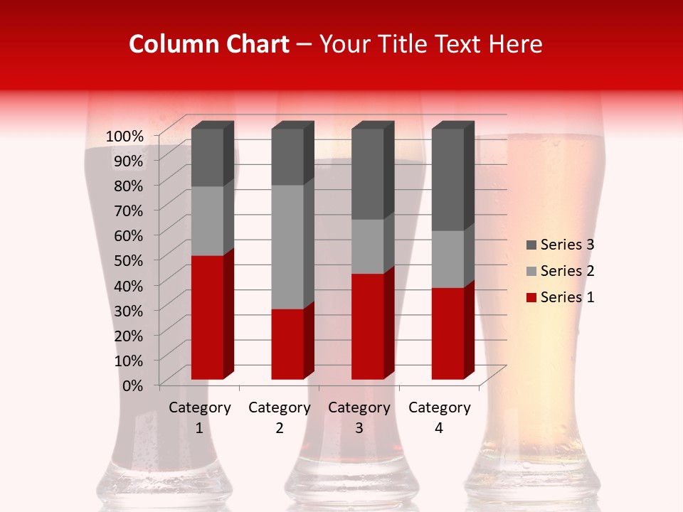 Bar Beaker Isolated PowerPoint Template