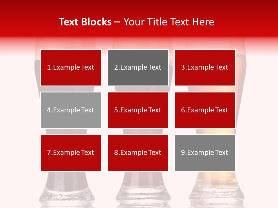 Bar Beaker Isolated PowerPoint Template