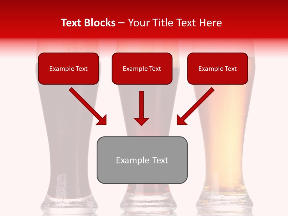 Bar Beaker Isolated PowerPoint Template