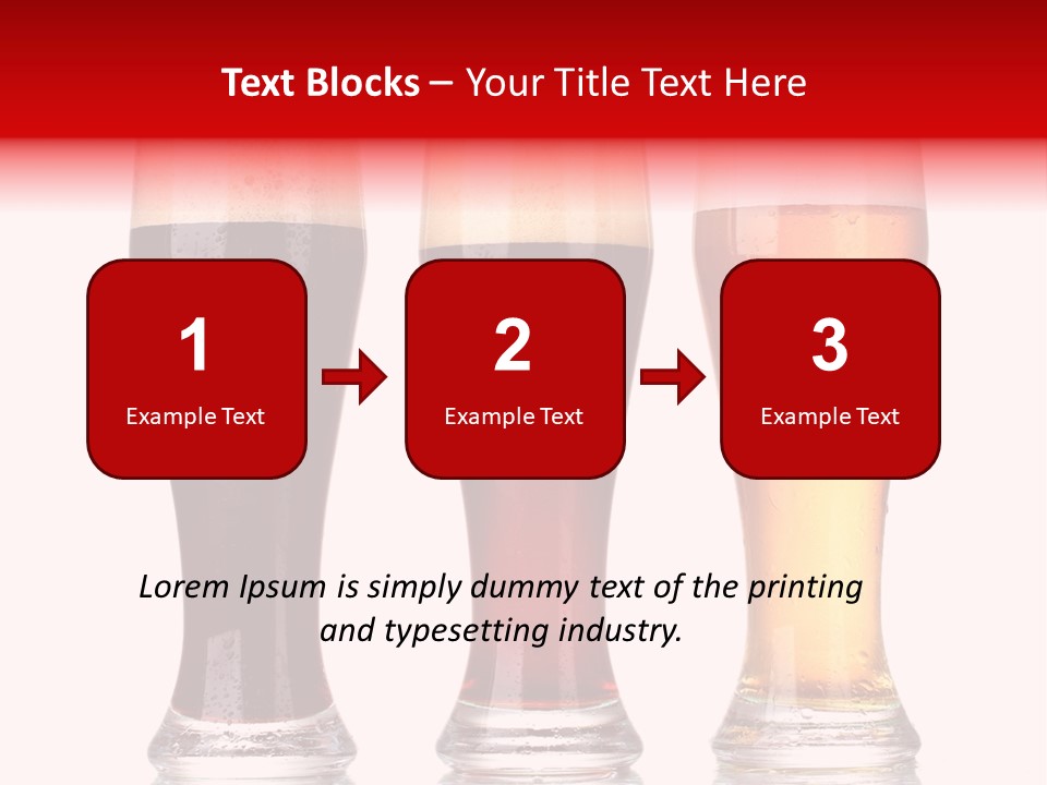 Bar Beaker Isolated PowerPoint Template