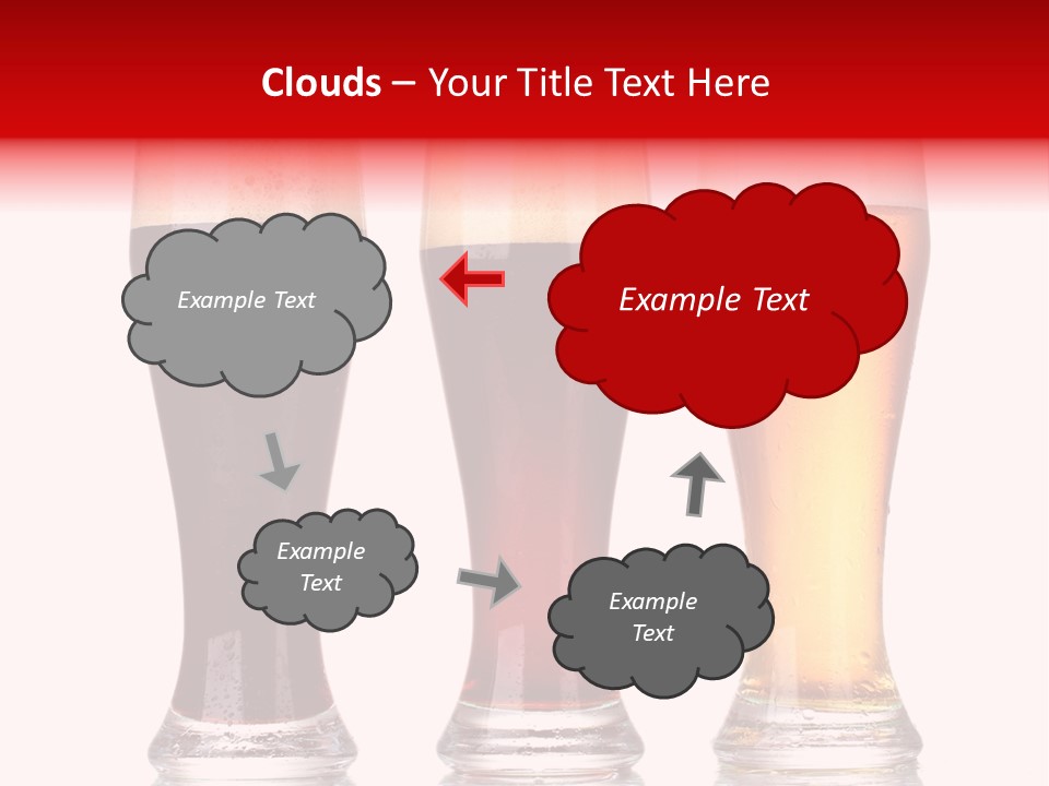 Bar Beaker Isolated PowerPoint Template
