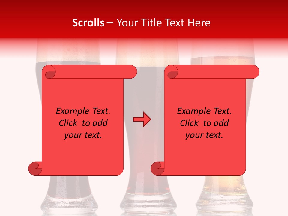 Bar Beaker Isolated PowerPoint Template