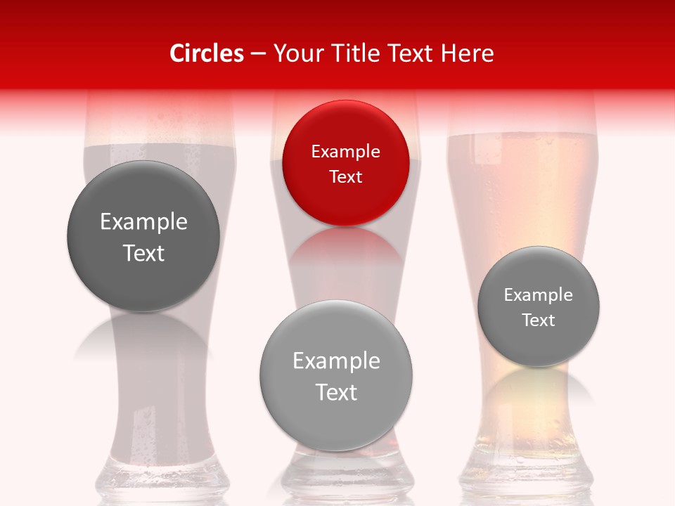 Bar Beaker Isolated PowerPoint Template