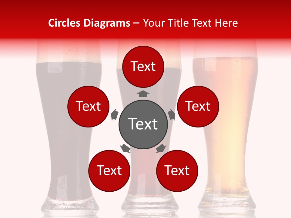 Bar Beaker Isolated PowerPoint Template