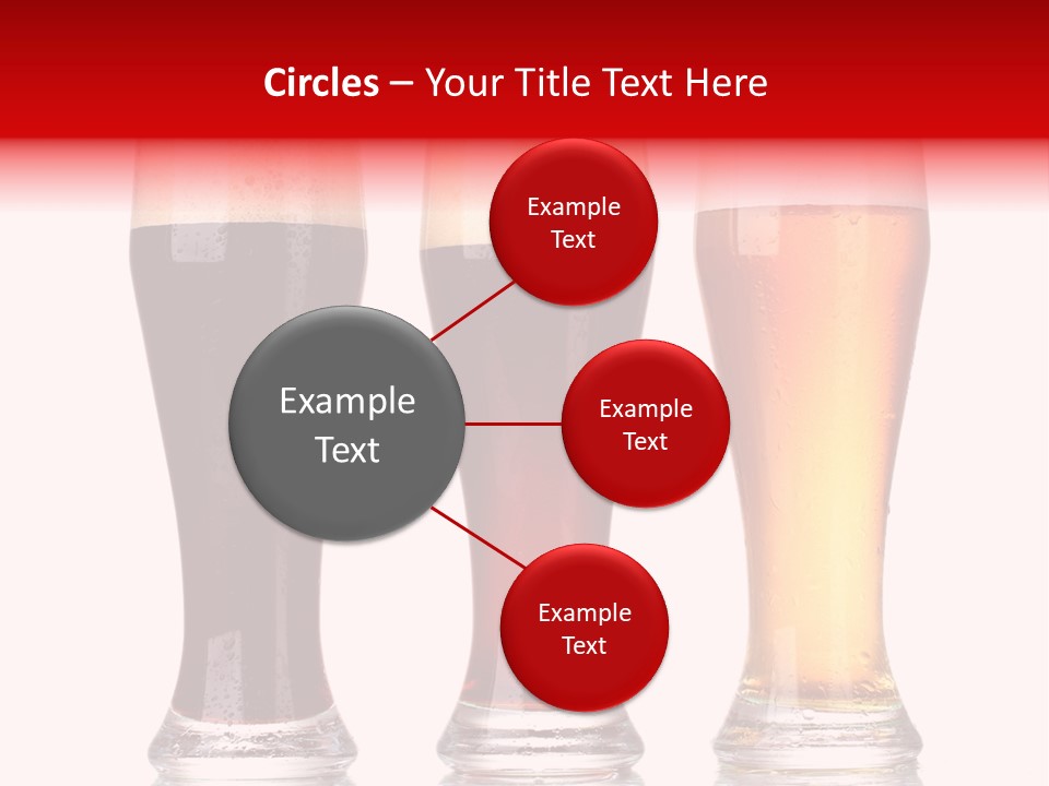 Bar Beaker Isolated PowerPoint Template