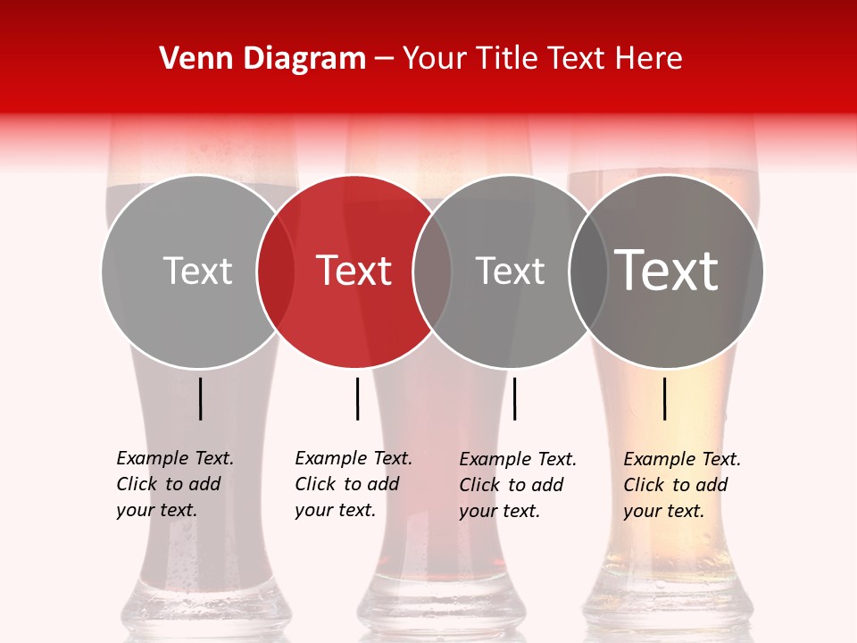 Bar Beaker Isolated PowerPoint Template