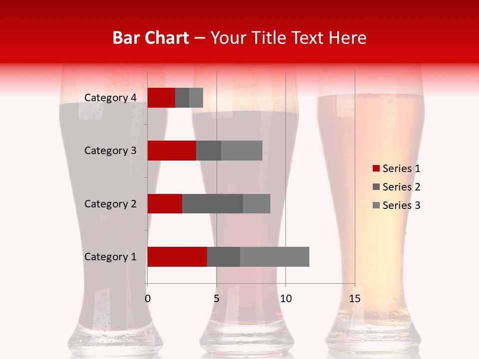 Bar Beaker Isolated PowerPoint Template