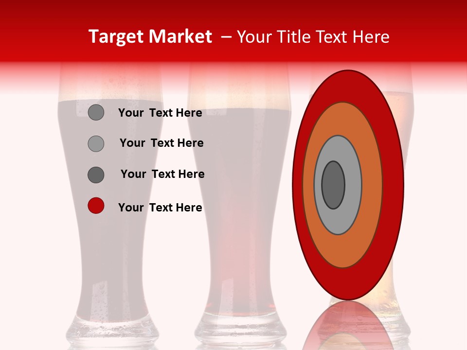 Bar Beaker Isolated PowerPoint Template