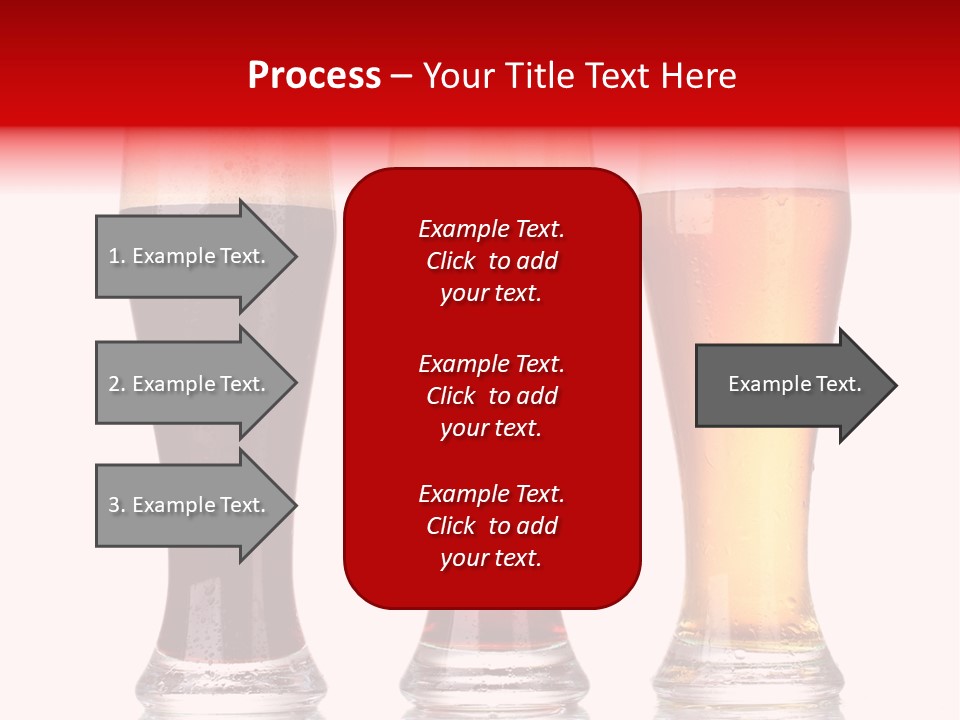 Bar Beaker Isolated PowerPoint Template