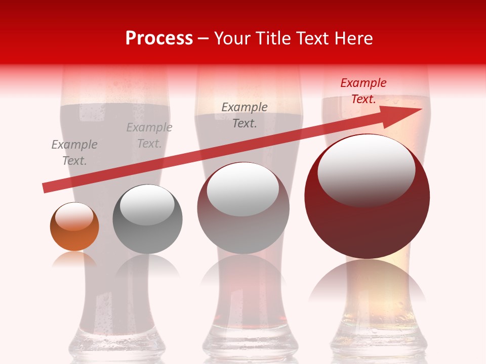 Bar Beaker Isolated PowerPoint Template