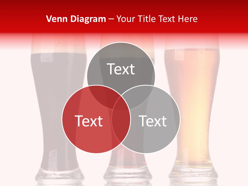 Bar Beaker Isolated PowerPoint Template