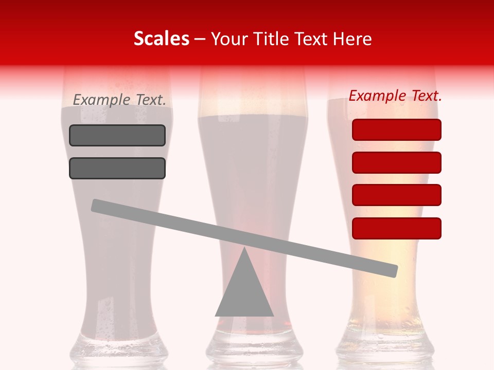Bar Beaker Isolated PowerPoint Template