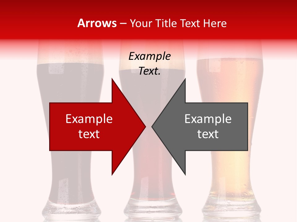 Bar Beaker Isolated PowerPoint Template