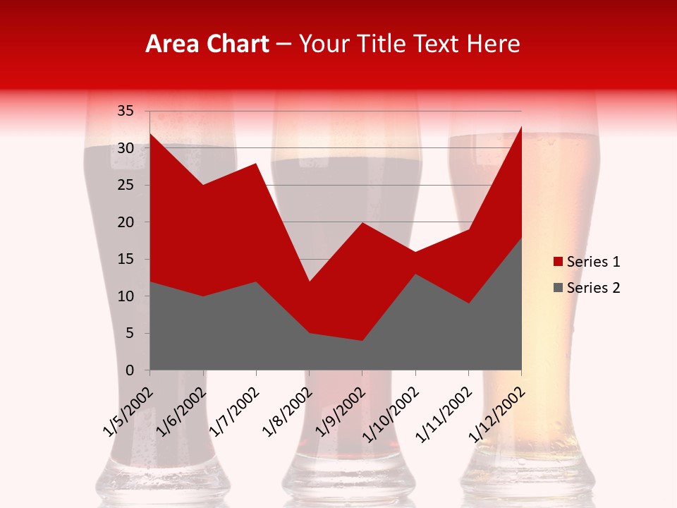 Bar Beaker Isolated PowerPoint Template