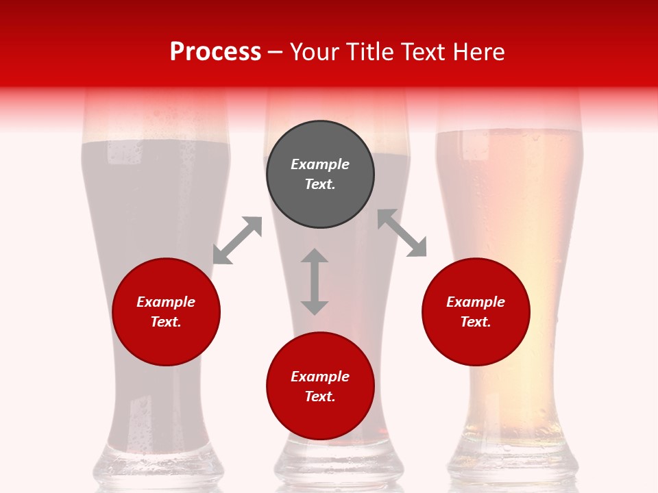 Bar Beaker Isolated PowerPoint Template