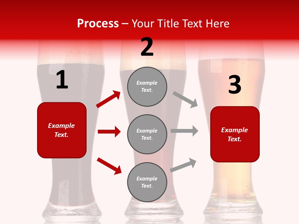 Bar Beaker Isolated PowerPoint Template