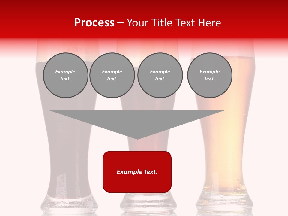 Bar Beaker Isolated PowerPoint Template