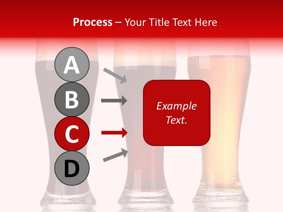 Bar Beaker Isolated PowerPoint Template