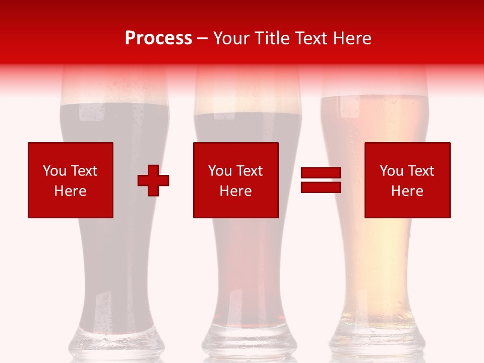 Bar Beaker Isolated PowerPoint Template