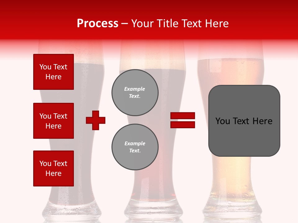 Bar Beaker Isolated PowerPoint Template