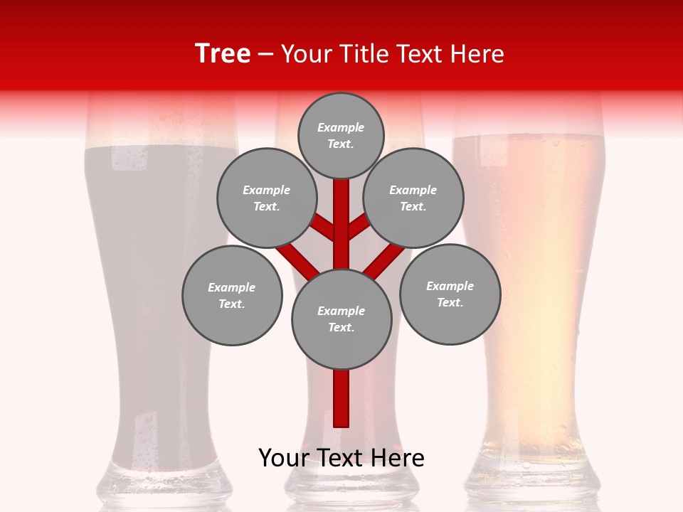 Bar Beaker Isolated PowerPoint Template