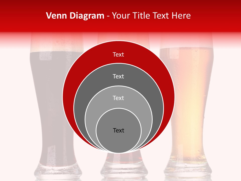 Bar Beaker Isolated PowerPoint Template