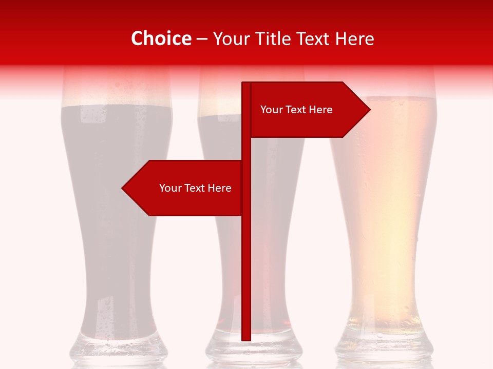 Bar Beaker Isolated PowerPoint Template