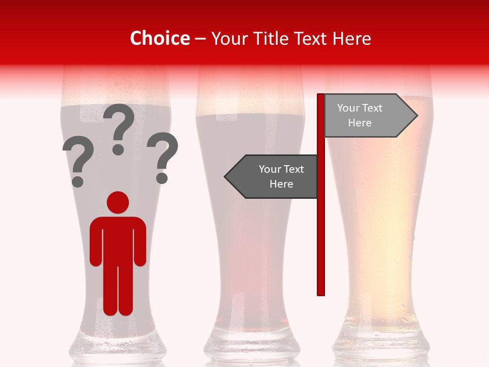 Bar Beaker Isolated PowerPoint Template