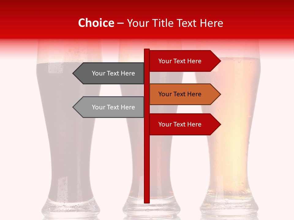 Bar Beaker Isolated PowerPoint Template